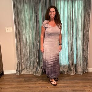 Stone washed and grey colored dress